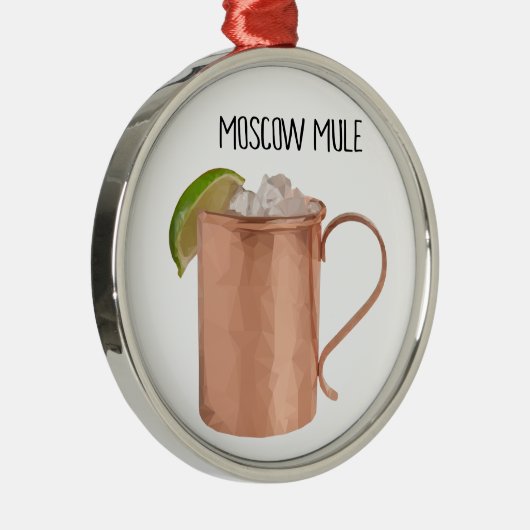 低のモスクワのラバの銅のマグの多幾何学的設計 メタルオーナメント (右)