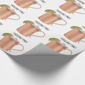 低のモスクワのラバの銅のマグの多幾何学的設計 ラッピングペーパー (角)