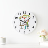 低ぶら下がった果実 ラージ壁時計 (ホーム)