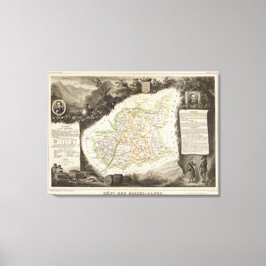 低アルプスについて キャンバスプリント (正面)