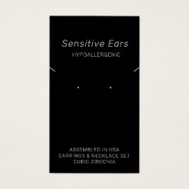 低アレルギージュエリー表示カード