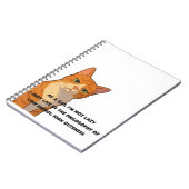 低エネルギーでかわいらしさ – 猫の哲学 ノートブック (左側)