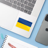 低オーストリア州国旗 シール (ノートパソコンとiPhone)