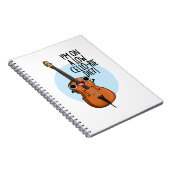 低カロリーのチェロ生活 面白いチェロのダジャレ ノートブック (右側)