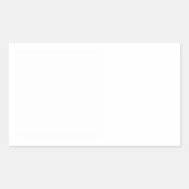 低コストでカスタマイズ可能なプレーンステッカー（長方形） 長方形シール (正面)