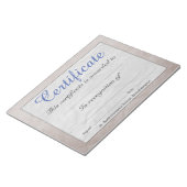 低コストの学校証明書シート ノートパッド (アングル)