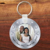 低コストカスタムの結婚式の引き出物、フォト結婚カメラ キーホルダー (正面)
