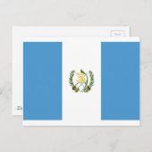 低コストグアテマラ国旗 ポストカード (正面/裏面)
