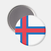 低コストフェロー諸島国旗 マグネット (正面/裏面)