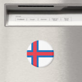 低コストフェロー諸島国旗 マグネット (インサイチュ (食洗機))