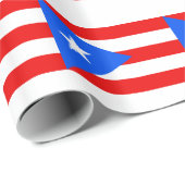 低コストプエルトリコ国旗 ラッピングペーパー (ロールコーナー)