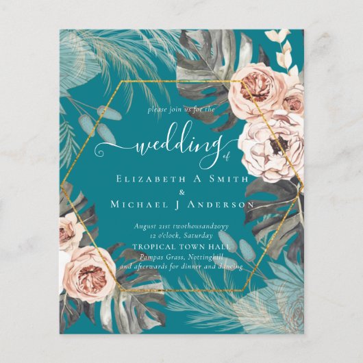 低コスト予算PAMPAS GRASS TROPICAL 結婚's (正面)