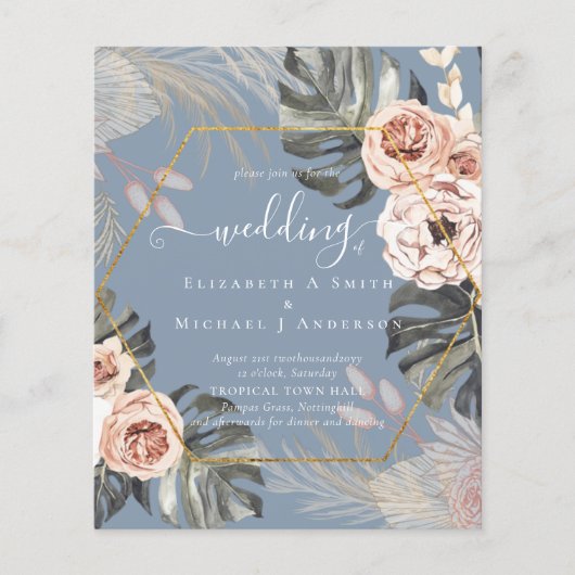 低コスト予算PAMPAS GRASS TROPICAL 結婚's (正面)