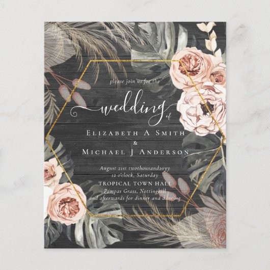 低コスト予算PAMPAS GRASS TROPICAL 結婚's (正面)