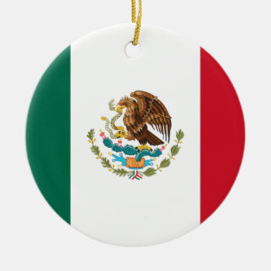 低コスト!メキシコ国旗 セラミックオーナメント