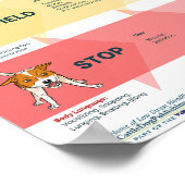 低ストレス処理®犬のアルゴリズム ポスター (角)