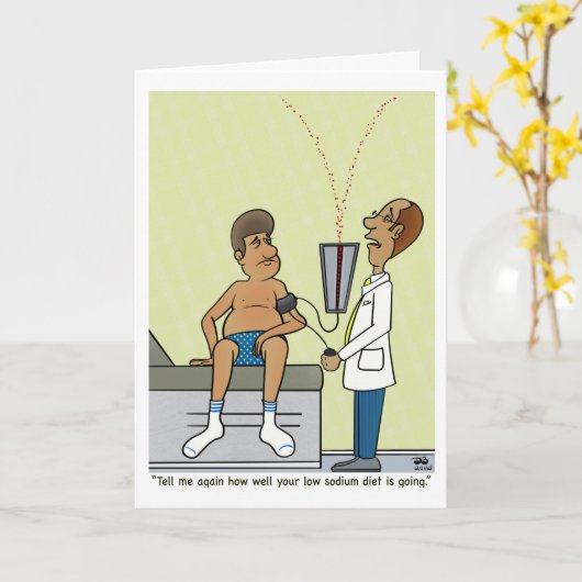 低ナトリウム カード (黄色い花)