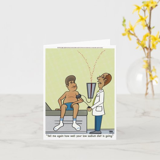 低ナトリウム カード (黄色い花)