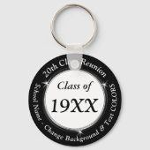 低パーソナライズされたコスト20期高校懇親会 キーホルダー (正面)
