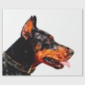 低ポリゴン三角形抽象デザイン ラッピングペーパー (フラット)