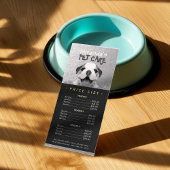 低ポリドッグペットケアグルーミング入浴価格リスト ラックカード