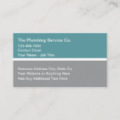 低モダン鍵配管設備 名刺 (正面)