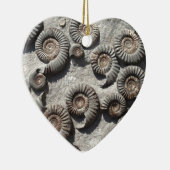 低リヤ数々のスのアンモニア化石 セラミックオーナメント (右)