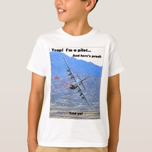 低レベルC-130 Tシャツ (正面)
