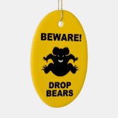 低下くま! セラミックオーナメント (右)