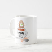 低下それは熱い茶を好みます コーヒーマグカップ (正面左)