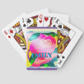 低下の影、星のビームとのあなたの名前は上がりました、 トランプ (裏面)