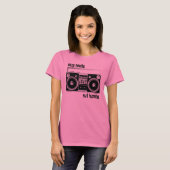 低下はない爆弾のboomboxのワイシャツを打ちます tシャツ (正面フル)