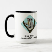 低下は保存の社会に耐えます マグカップ (左)