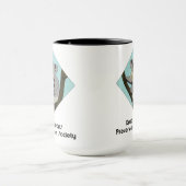 低下は保存の社会に耐えます マグカップ (中央)