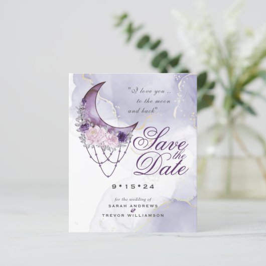 低予算の日付を保存する紫の三日月 (スタンド正面)