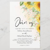 低予算の結婚ヴィンテージ素朴黄色ひまわり (正面)