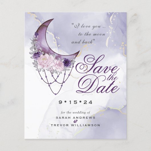 低予算クレセント月の写真の日付を保存 (正面)