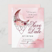 低予算クレセント月の写真の日付を保存 (正面/裏面)