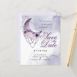 低予算クレセント月の写真の日付を保存