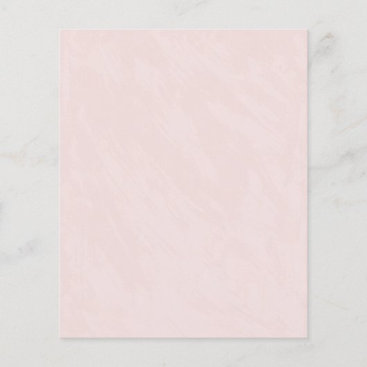 低予算レッドフローラ結婚式招待状 (裏面)