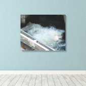 低井管系水力包まれた キャンバスプリント (インサイチュ (ウッドフロア))