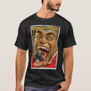 低俗なヴィンテージのレトロのヴィンテージの人食い警察はティーにのせ Tシャツ