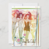 低俗なBitsch: ちょうどGals! 招待状 (正面)