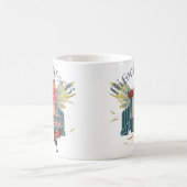 低俗なBitsch: はえの女の子の入れ墨Pin コーヒーマグカップ (中央)