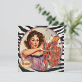 低俗なBitsch: まだ結婚しないため! ブライダルシャワー 招待状 (スタンド正面)