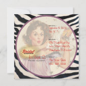 低俗なBitsch: まだ結婚しないため! ブライダルシャワー 招待状 (裏面)