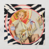 低俗なBitsch: まだ結婚しないため! 招待状 (正面/裏面)