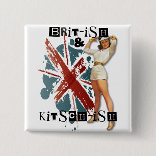 低俗なBitsch: イギリス及び低俗っぽいPin 缶バッジ