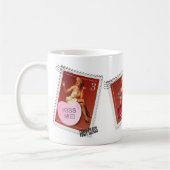 低俗なBitsch: キャンデーのハートはPin持ち上げます コーヒーマグカップ (左)