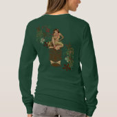 低俗なBItsch: フラのお尻! Tシャツ (裏面)